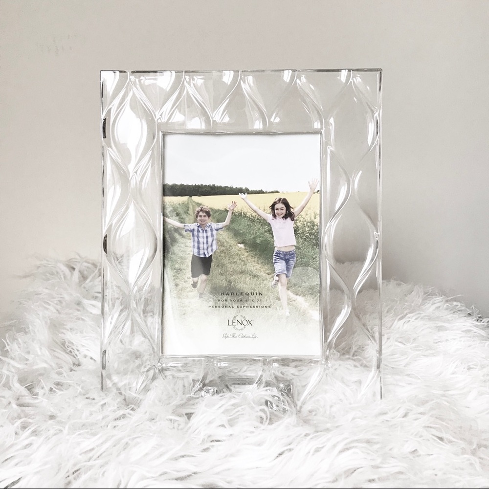 Lenox Harlequin 5x7 Lead Crystal Frame